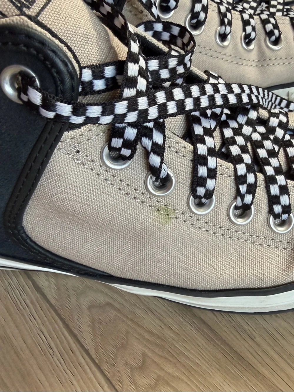 Converse All Star Two-Tone High Street Top Sneakers - Black & Beige men 8/wms 9.